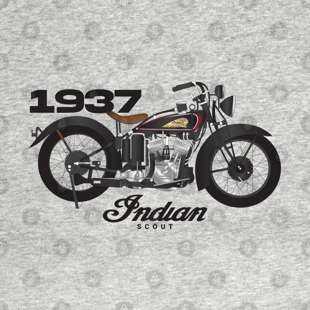 1937 Indian Scout by kindacoolbutnotreally